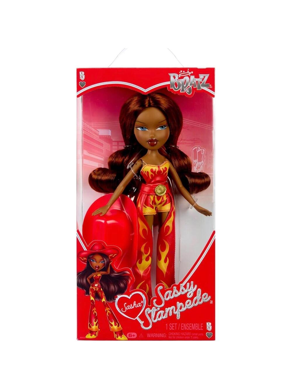 Bratz Sasha Stampede Doll Red Flame Western Outfit Cowboy